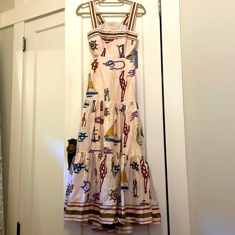 NWT Alemais Ships Ahoy Dress